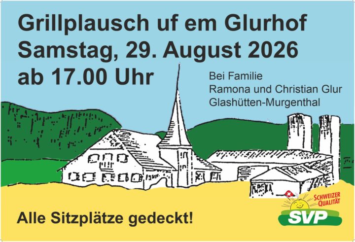 Grillplausch Glurhof 29.08.2026